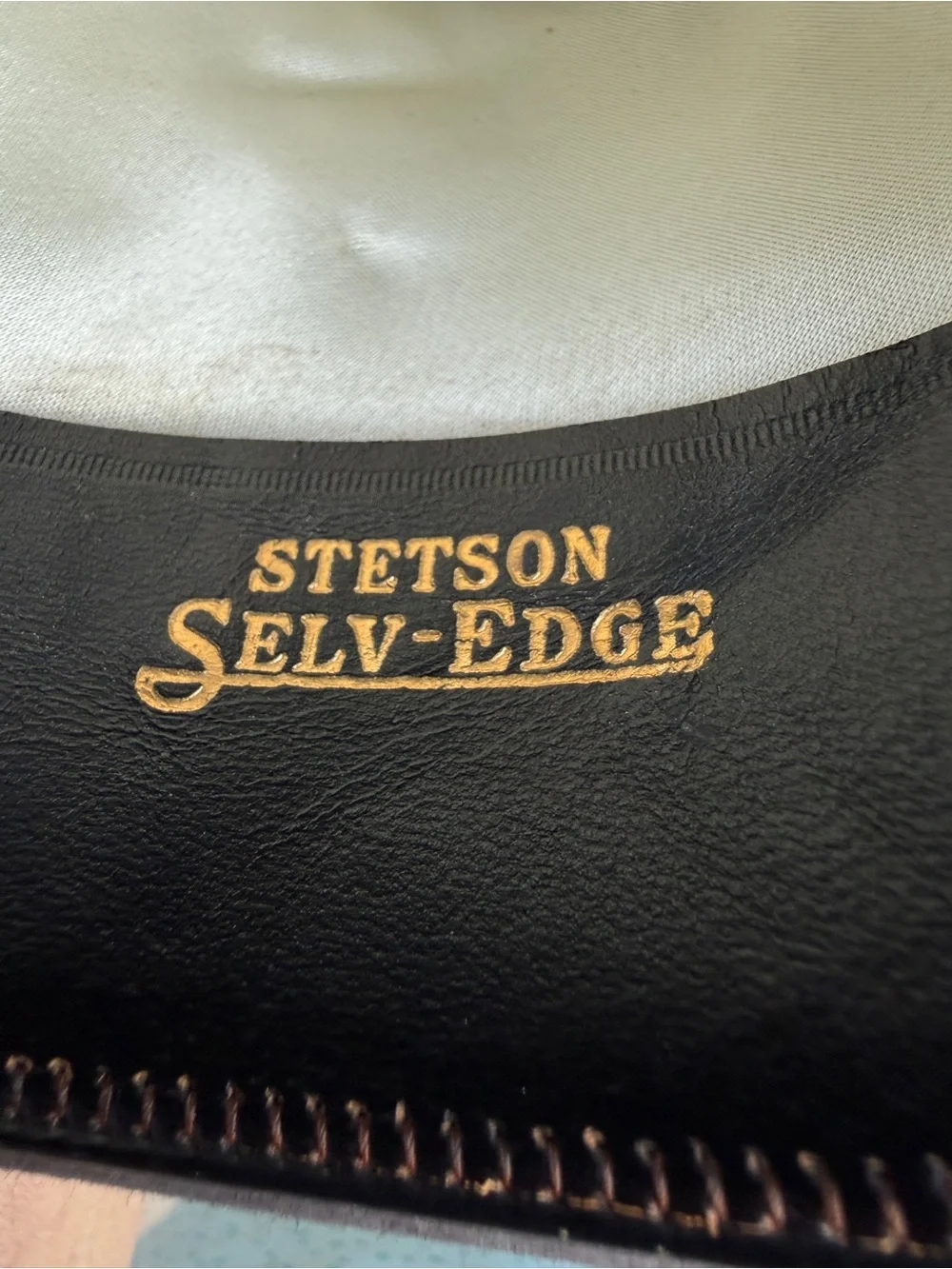 Vintage Stetson Brown Felt Fedora with Black Band (Sz 6 7/8)